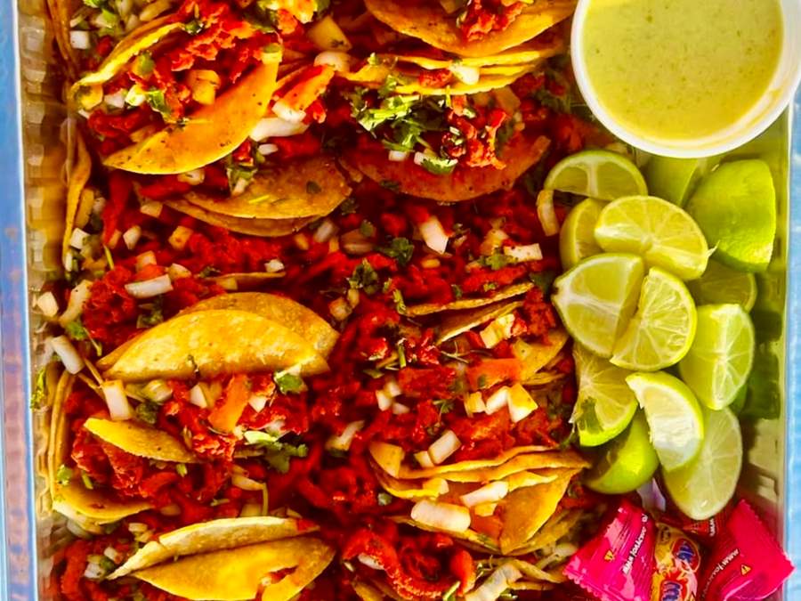 Tacos al Pastor Catering Tray